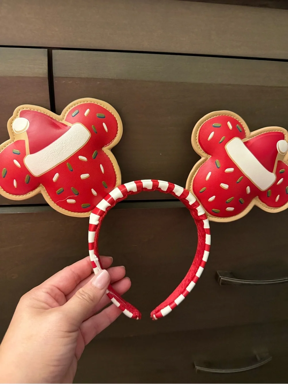 Disney Red Candy Sprinkle Mickey Ear Headband